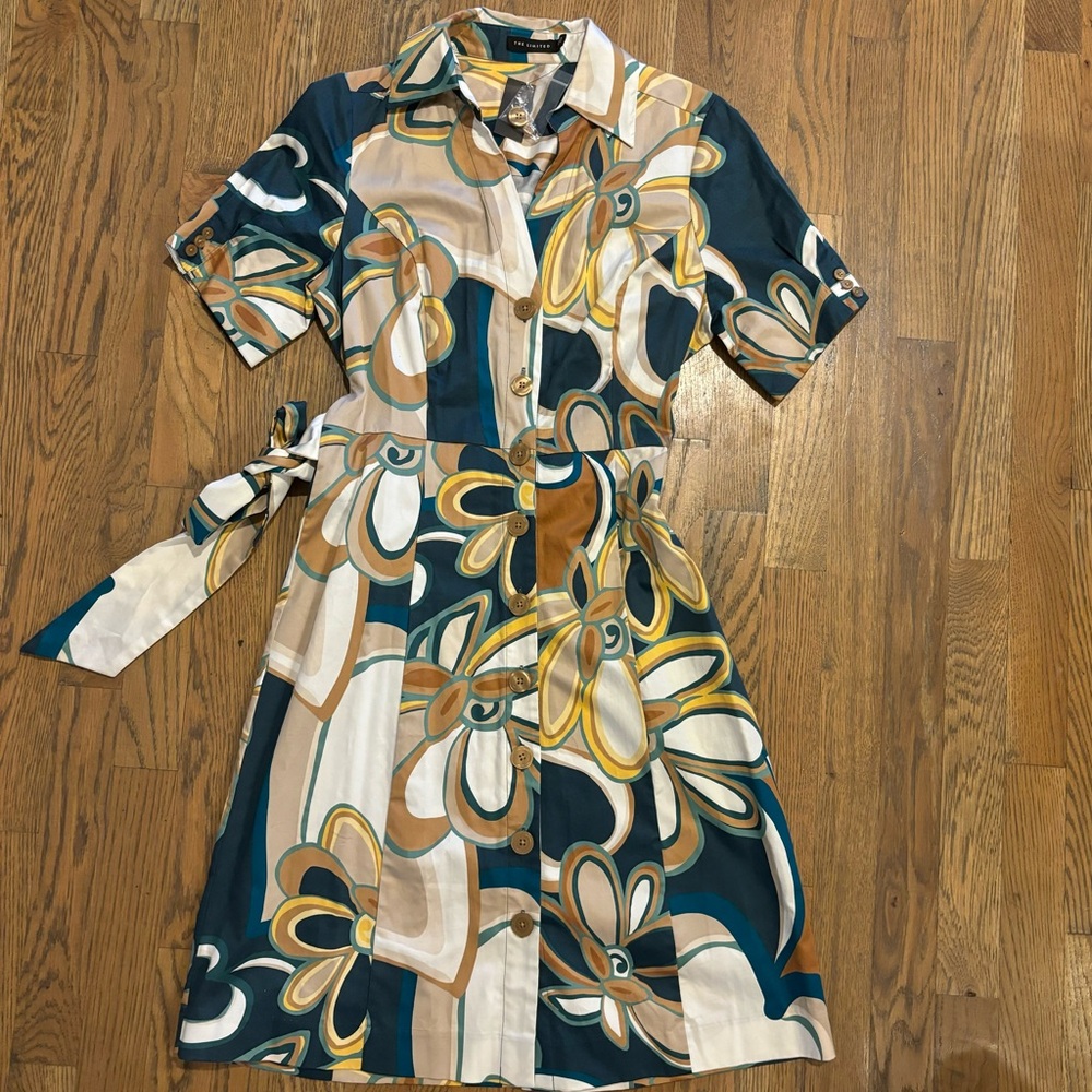 The Limited NWT Button Up Shirt Dress
